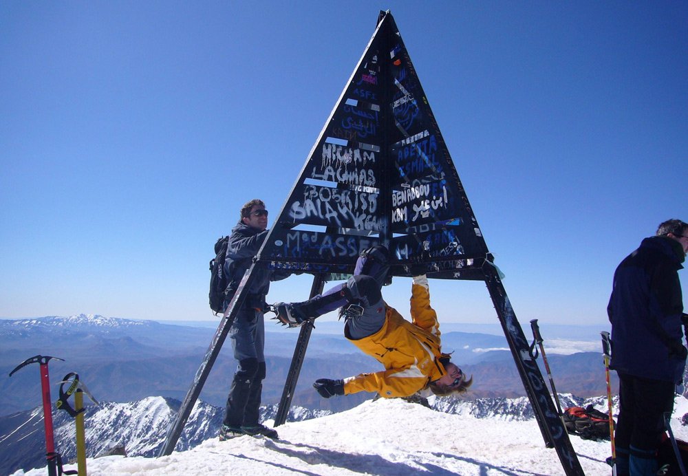 Gipfelkreuz Djebel Toubkal