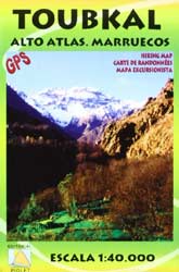 Cover der Piolet-Karte vom Toubkal und dem Hohen Atlas