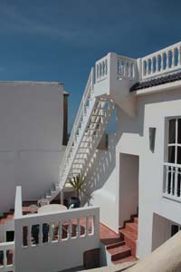Dachterrasse eines Riads in Essaouira