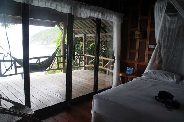 thailand bungalow hängematte
