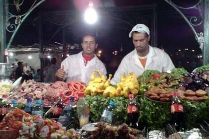 Garküchen auf dem Djemaa el Fna