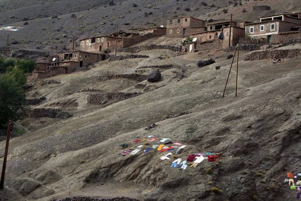 Das Dorf Tacheddirt im Ouansekra-Tal