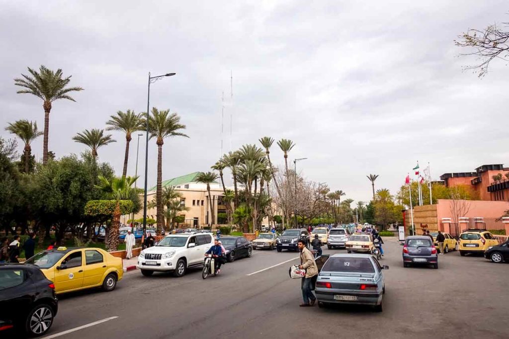 Stadtverkehr in Marokko