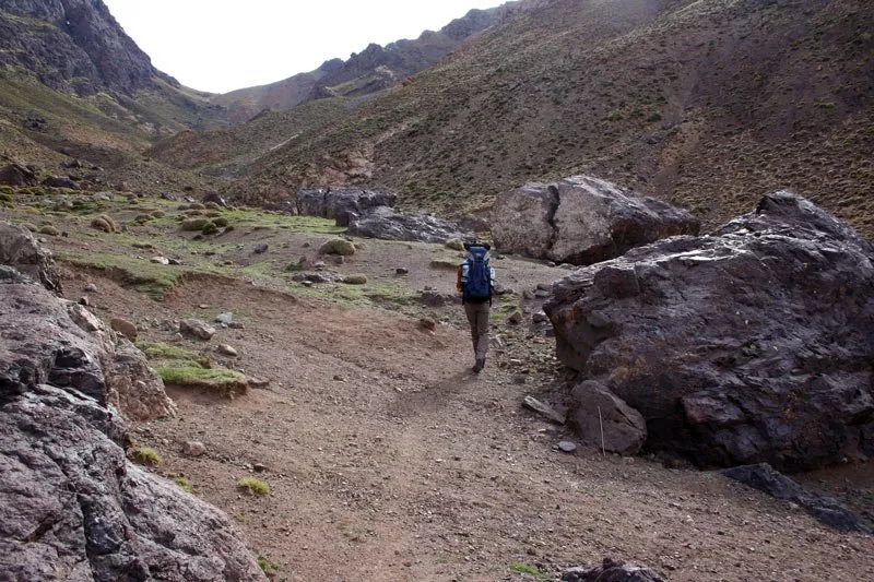 Wanderung von Imlil nach Setti Fatma über den Tizi n Tachedirrt in Marokko