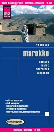Straßenkarte von Marokko