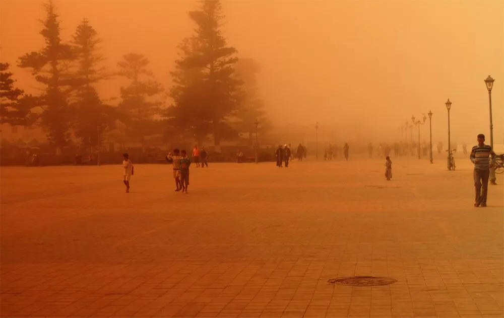 Nebel in Essaouira