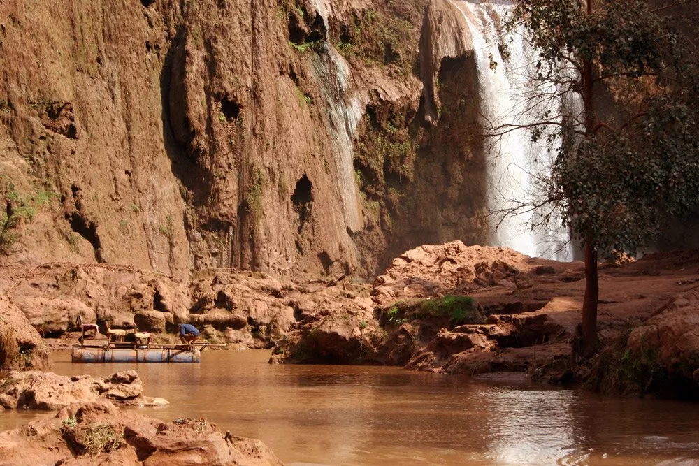 Ouzoud-Wasserfall in Marokko