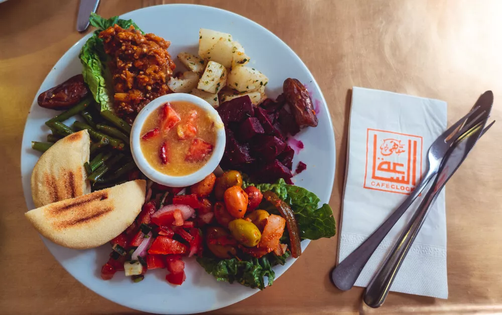 Marokkanisches Essen für Vegetarier