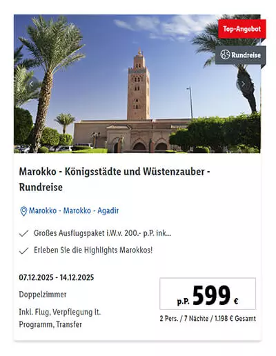 Lidl Rundreisen Marokko